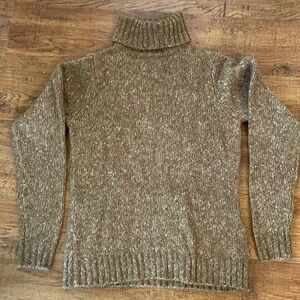 LL Bean brown turtle neck sweater